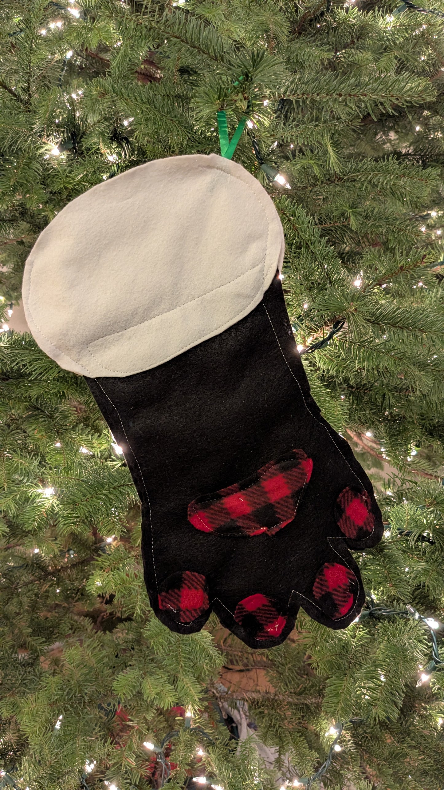 PERSONALIZED Pet Paw Stocking