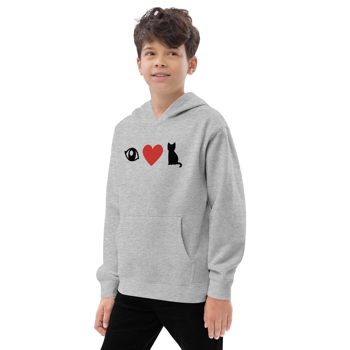 Eye Love Cats Kids Hoodie