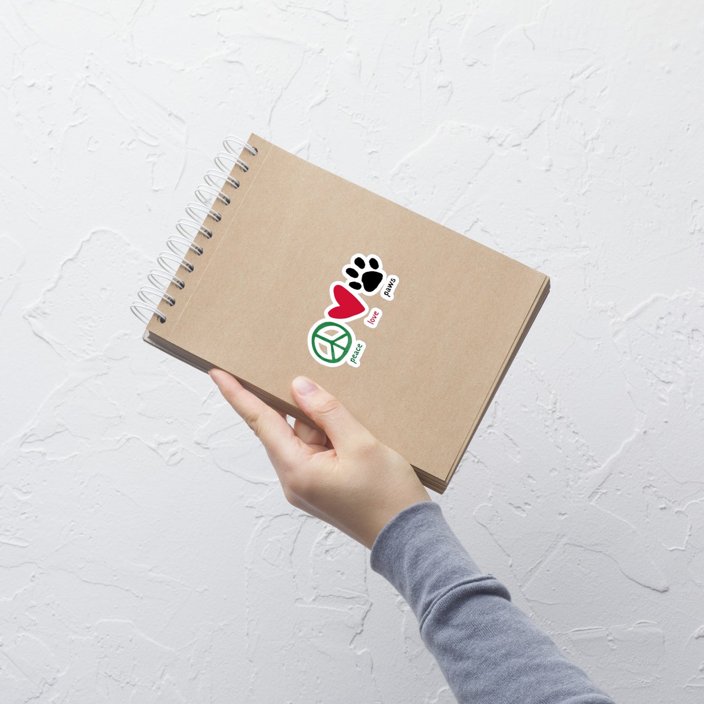 Peace Love Paws Sticker