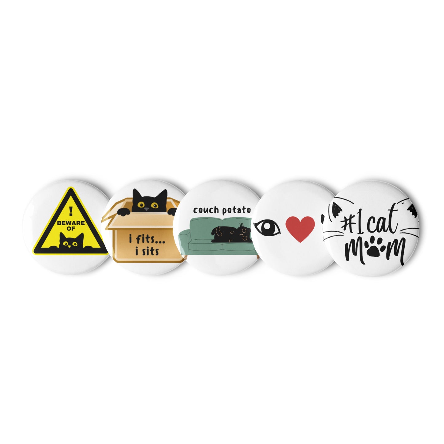Cat Lover Buttons