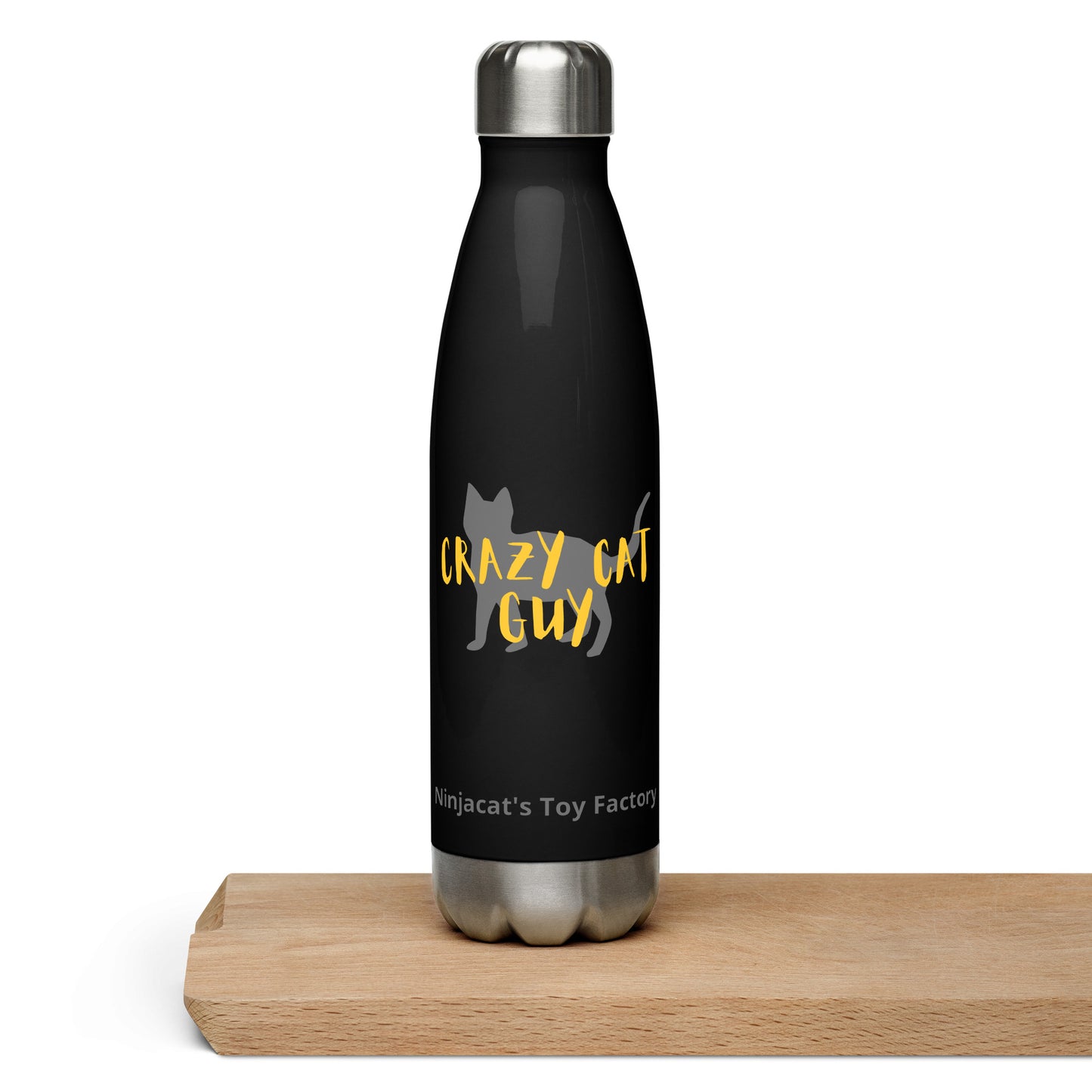 Crazy Cat Guy Bottle