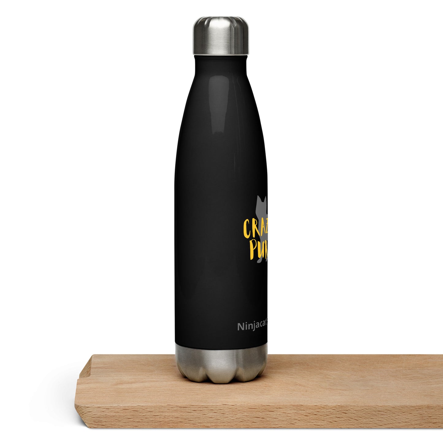 Crazy Cat Purrson Bottle