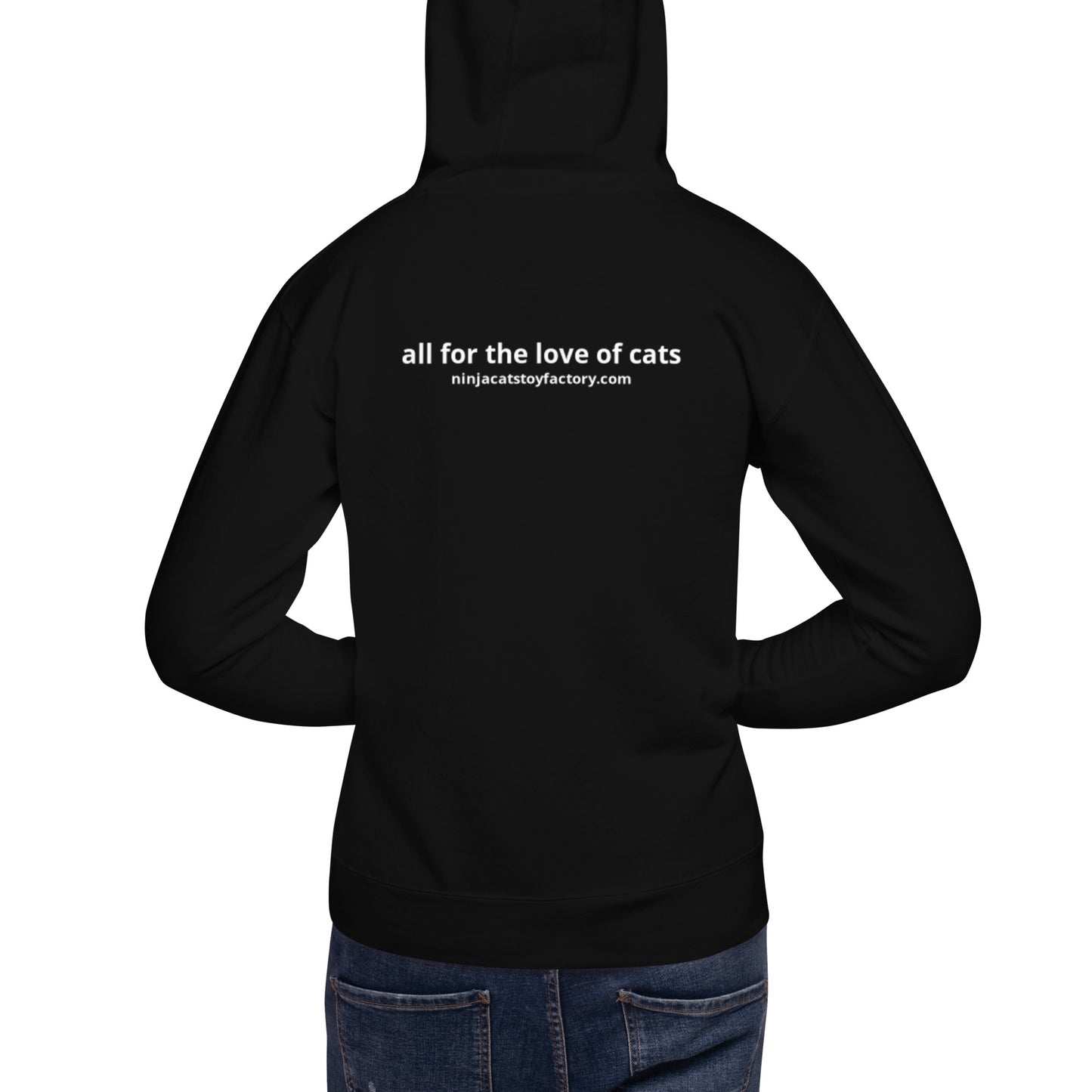 Peace Love Paws Hoodie - black
