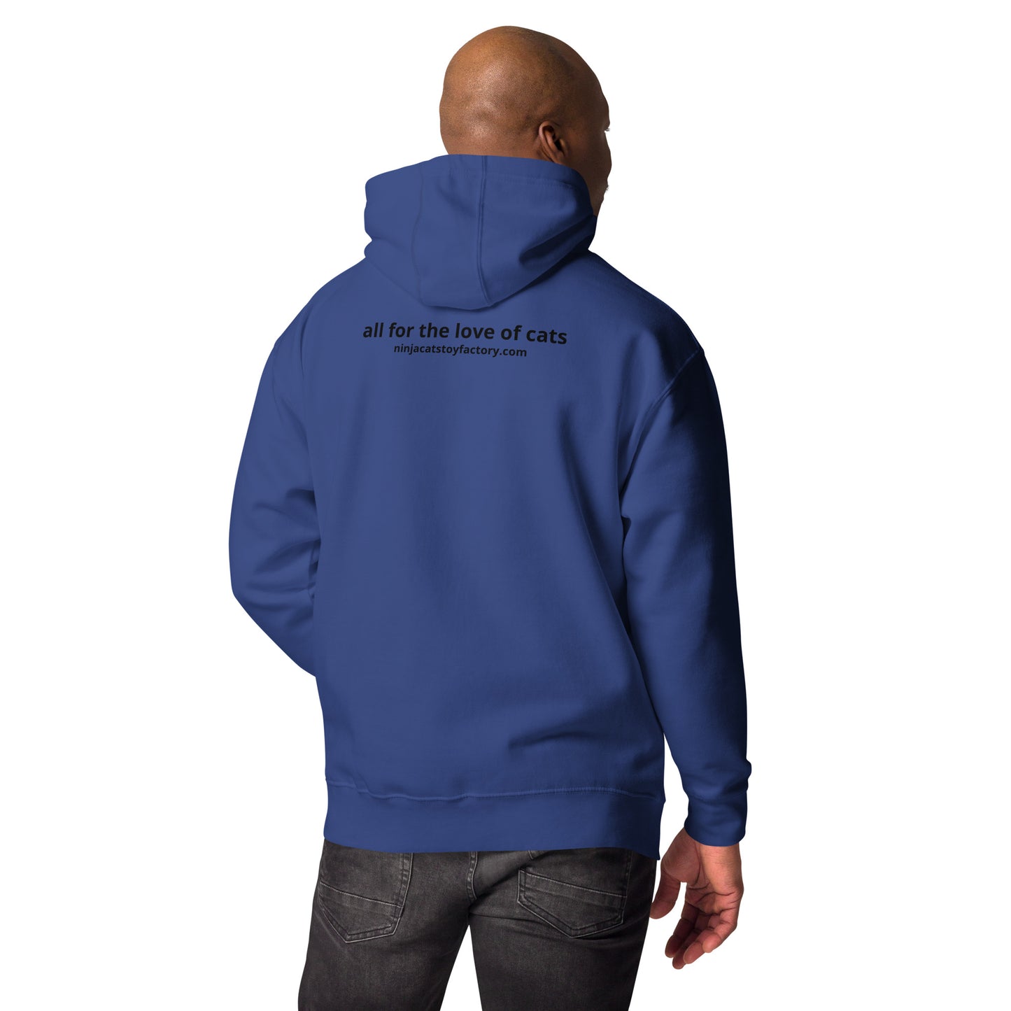 Cat Dad Hoodie - black print