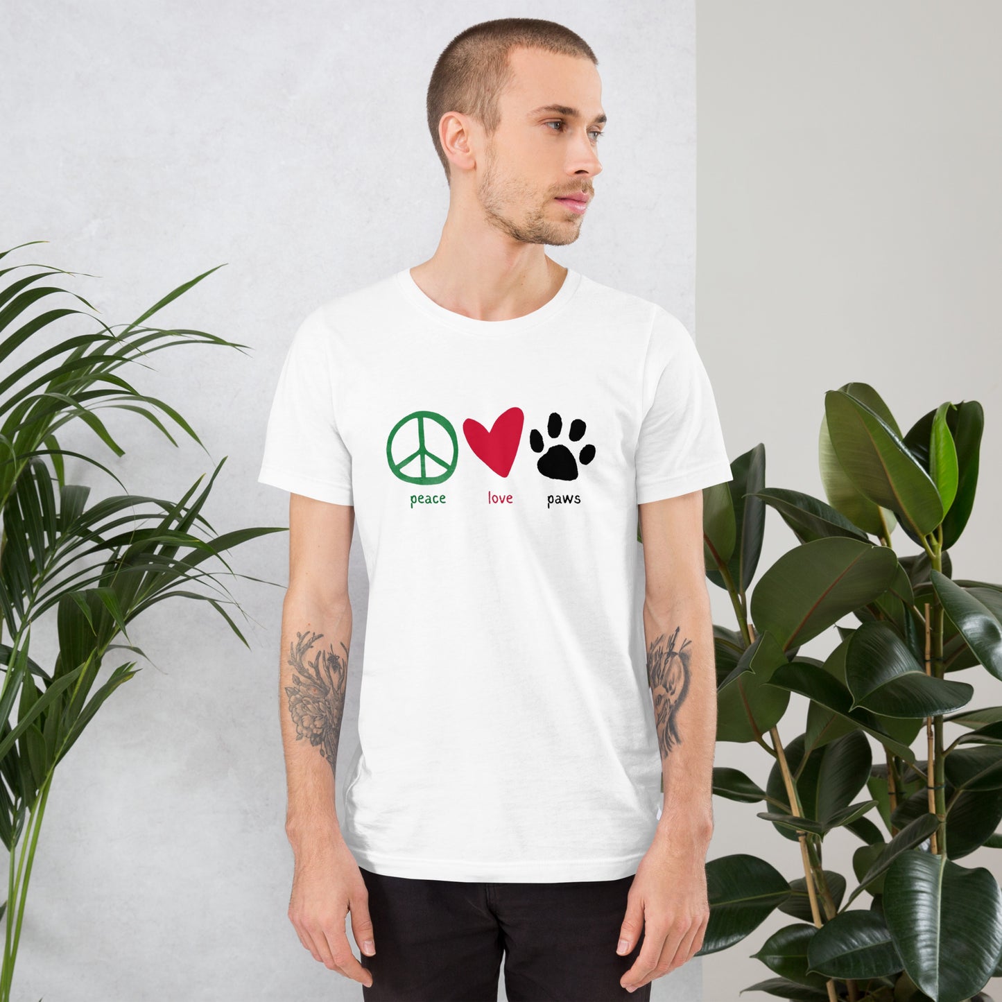 Peace Love Paws Tee