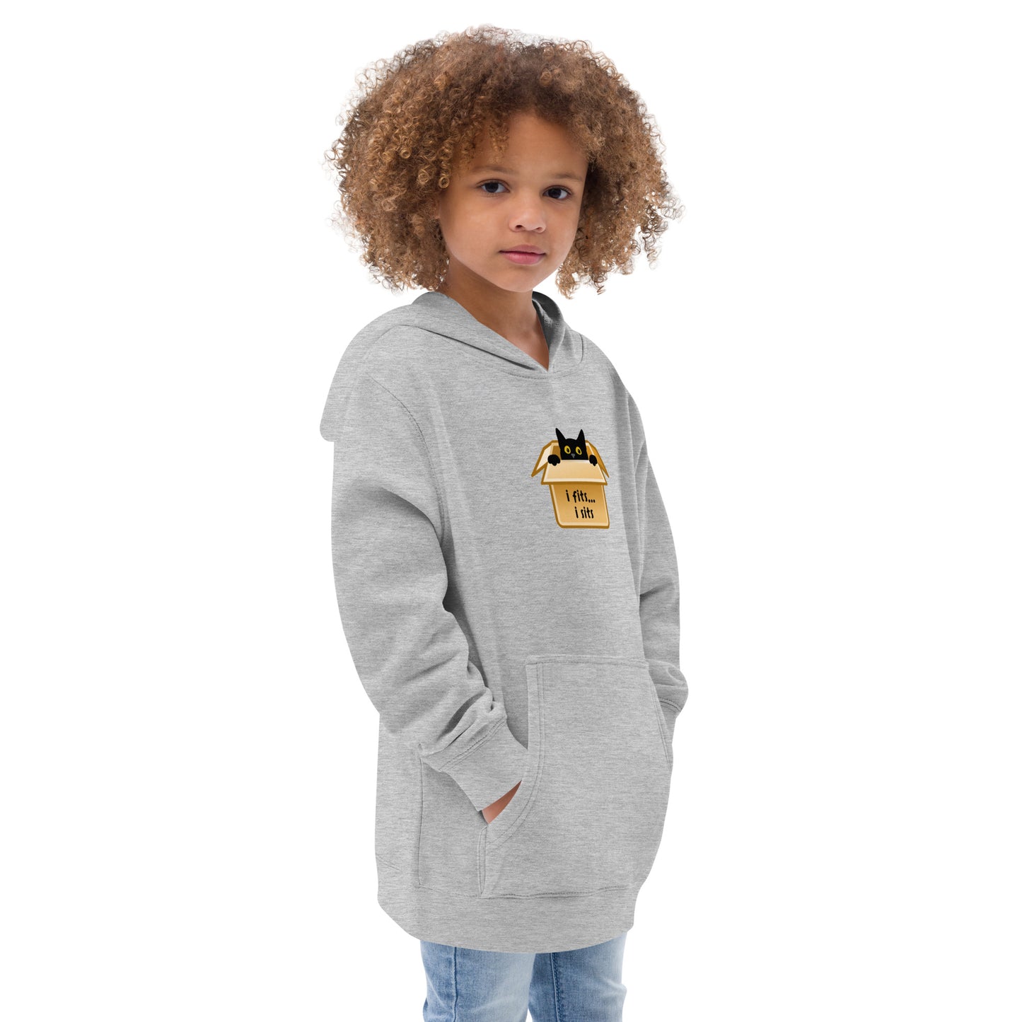 I Fits I Sits Kids Hoodie