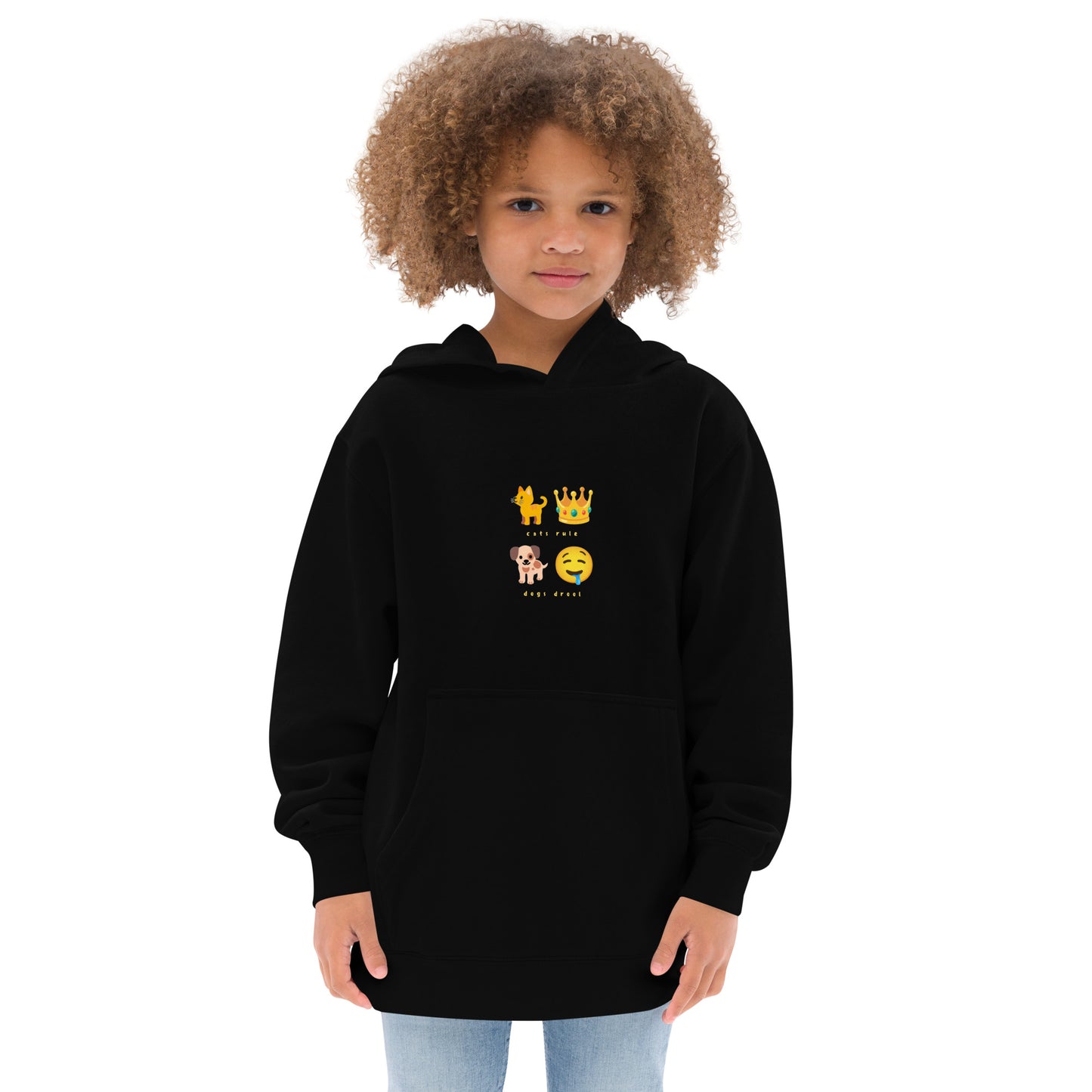 Cats Rule Kids Hoodie
