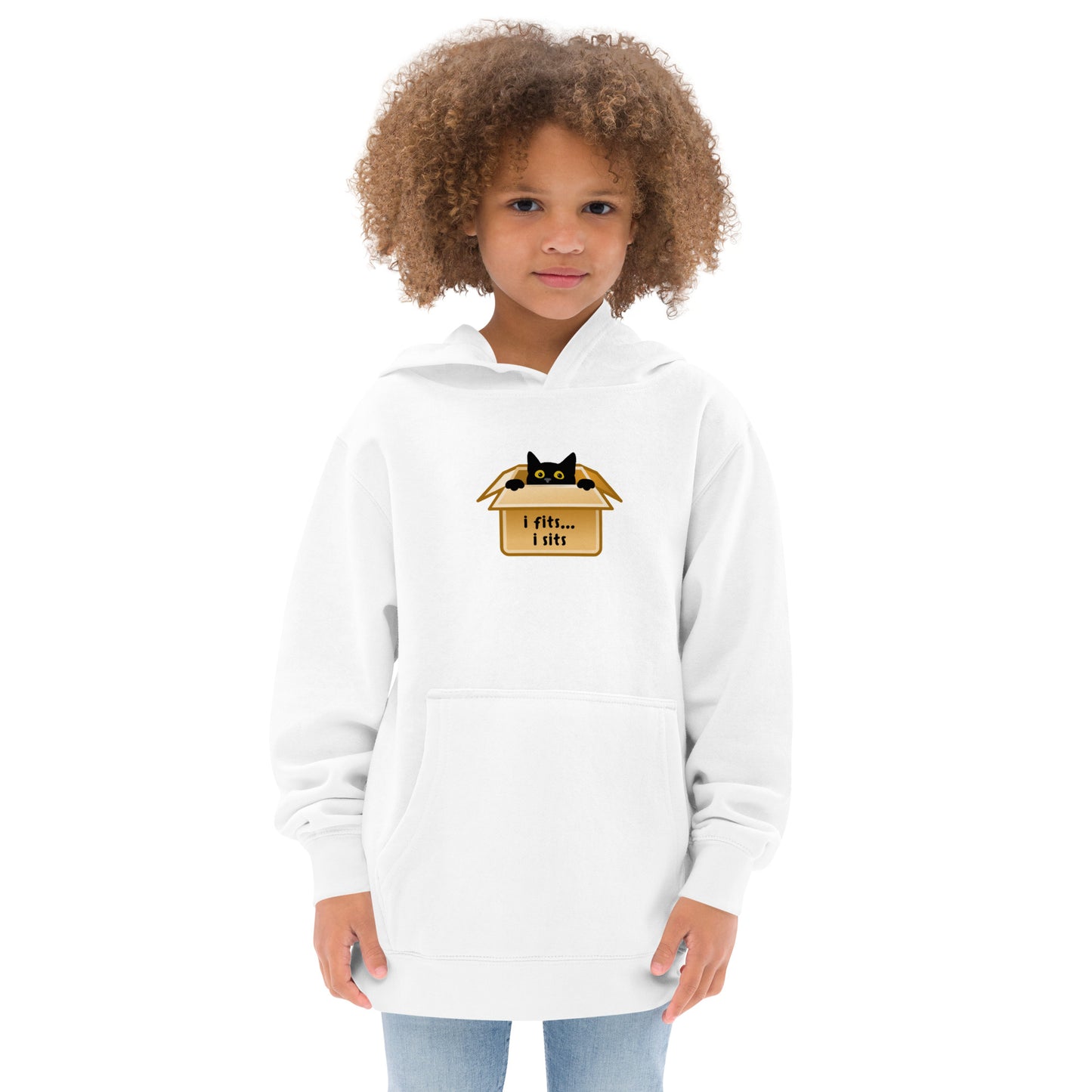 I Fits I Sits Kids Hoodie