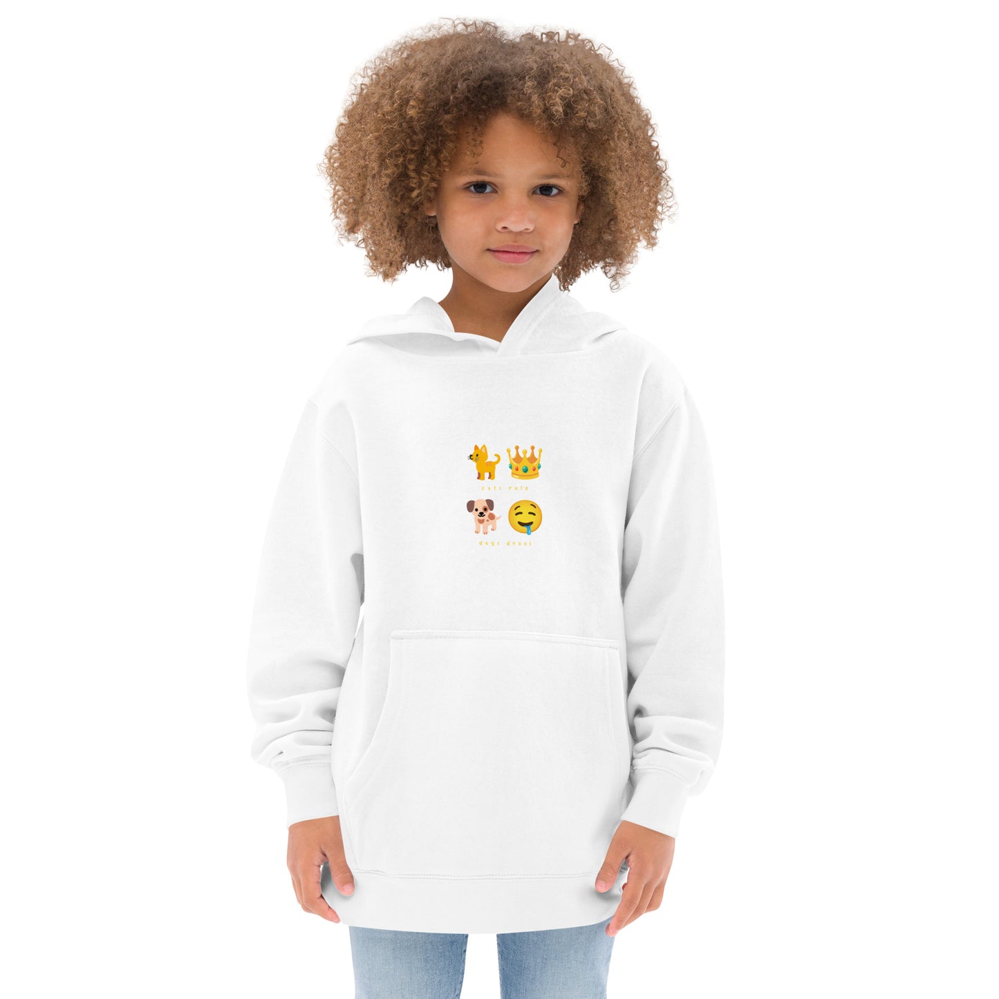 Cats Rule Kids Hoodie