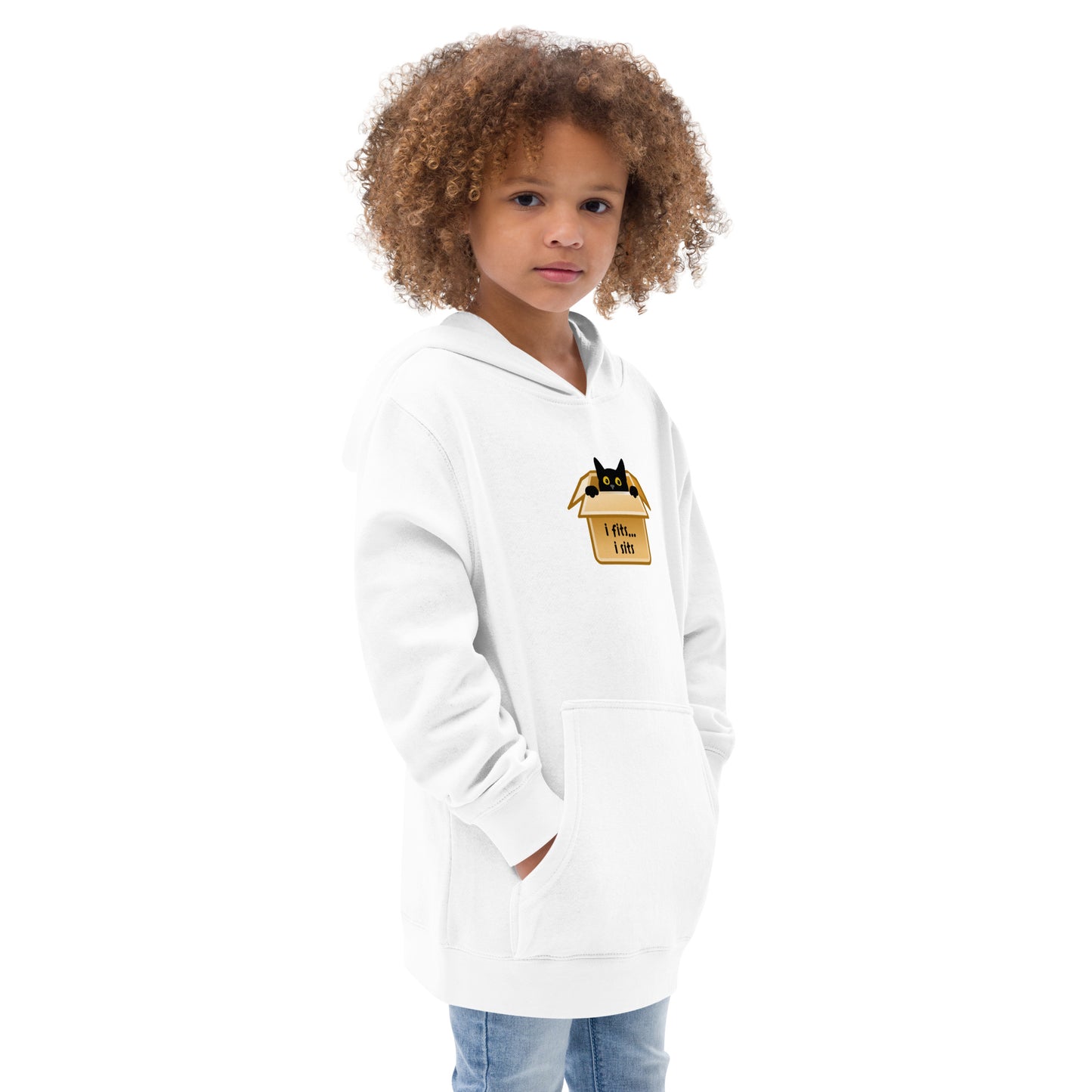 I Fits I Sits Kids Hoodie