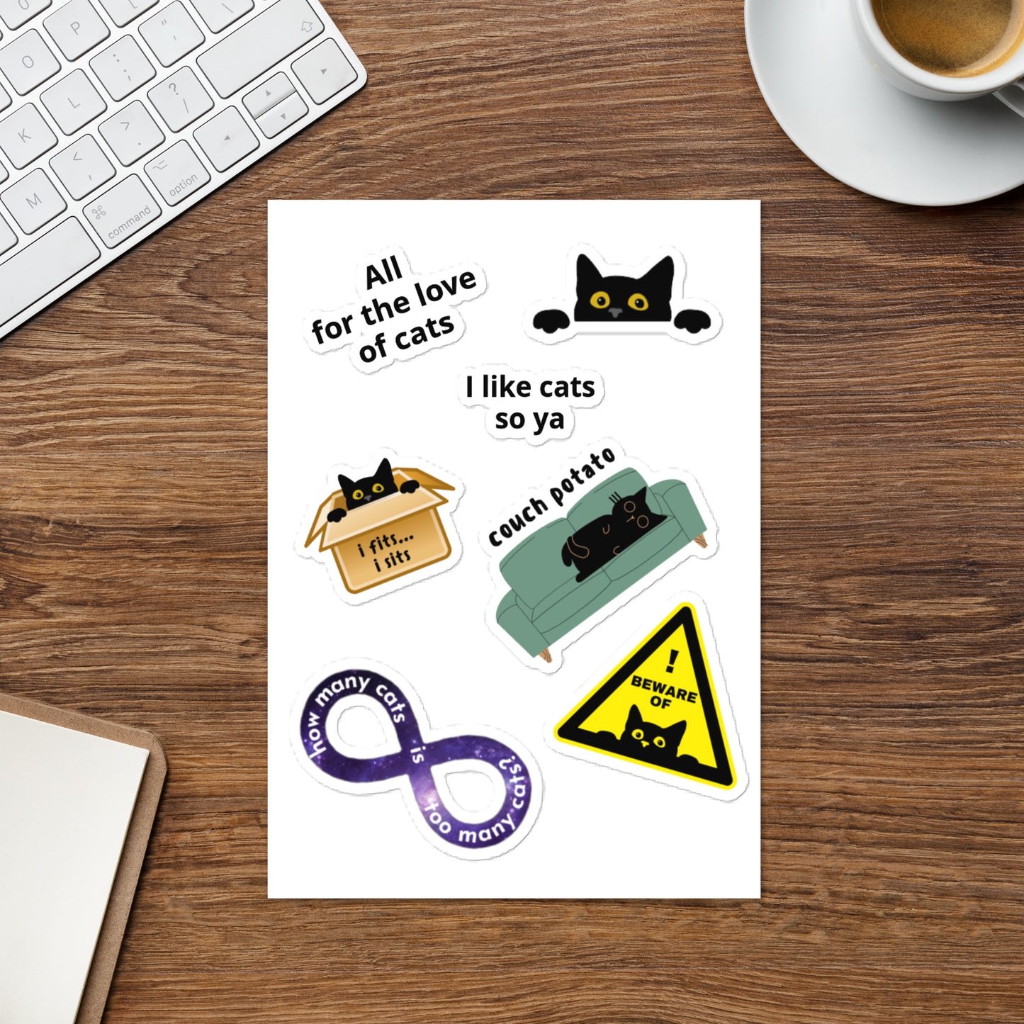Cat Lover Sticker Sheet