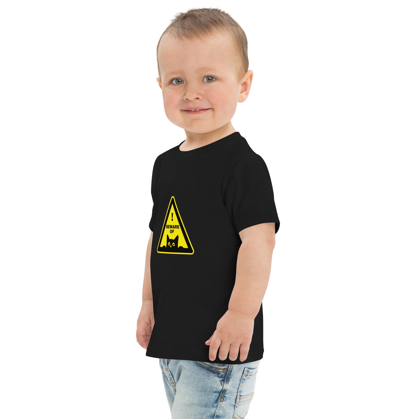 Beware of Cat Toddler Tee