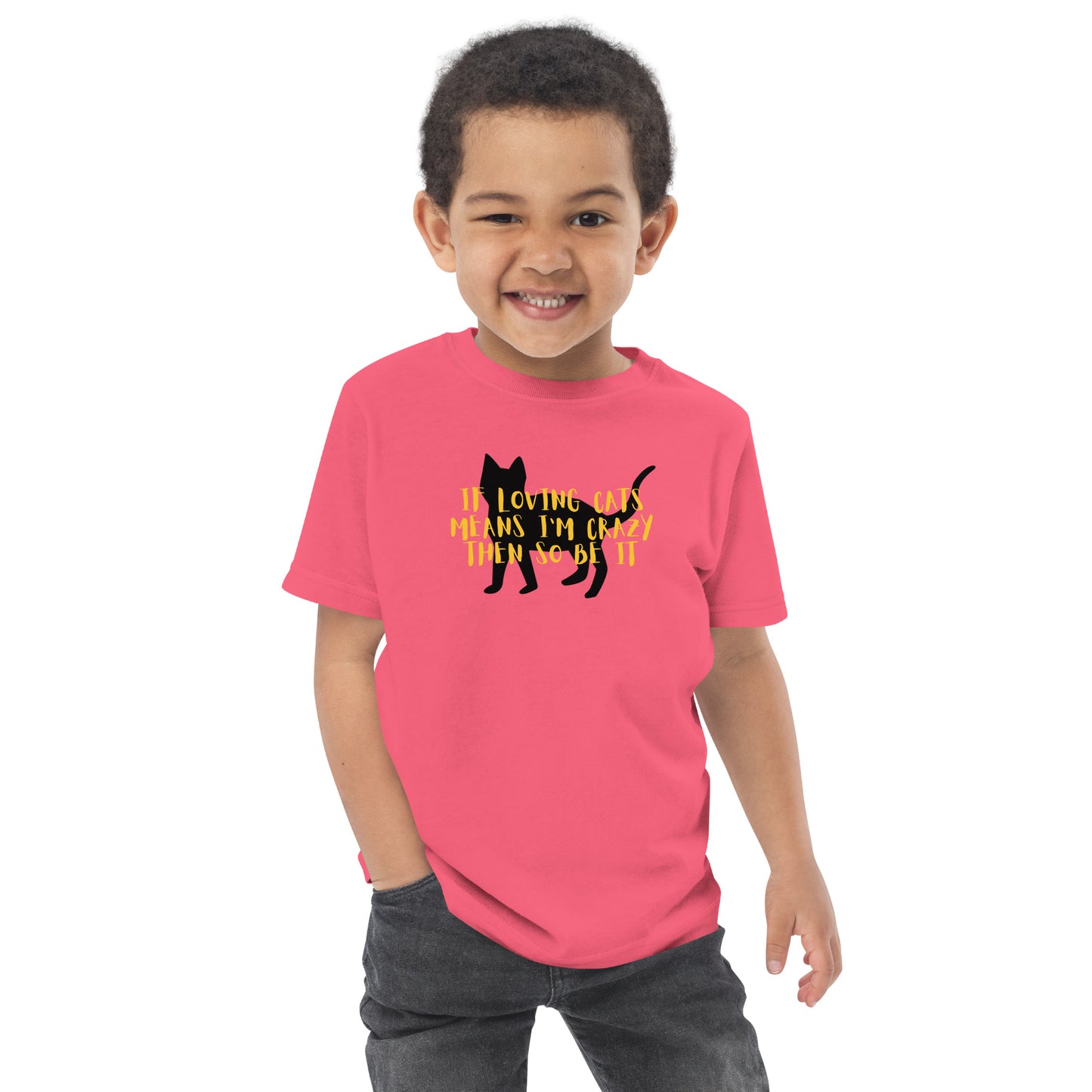 Crazy Cat Purrson Toddler Tee
