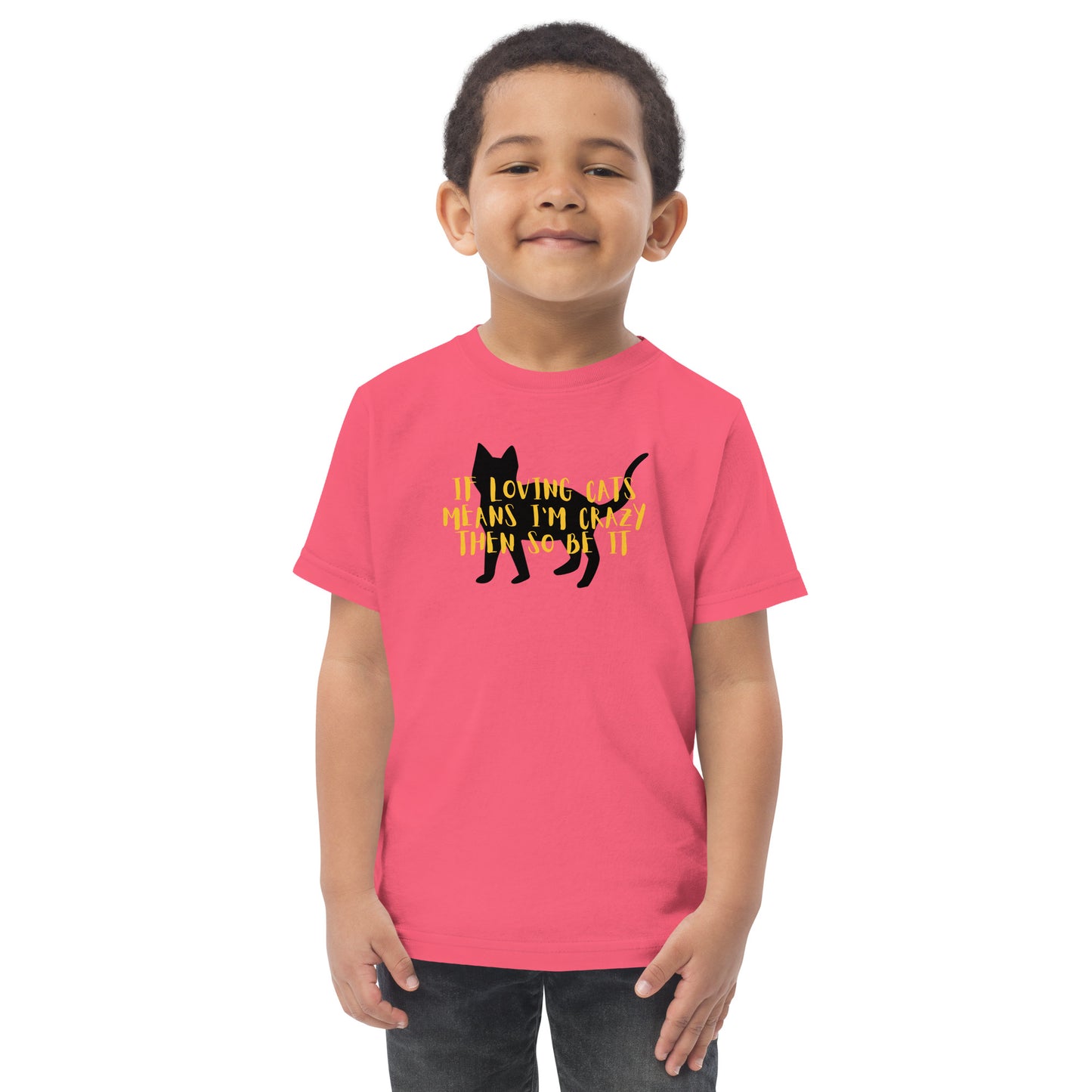 Crazy Cat Purrson Toddler Tee