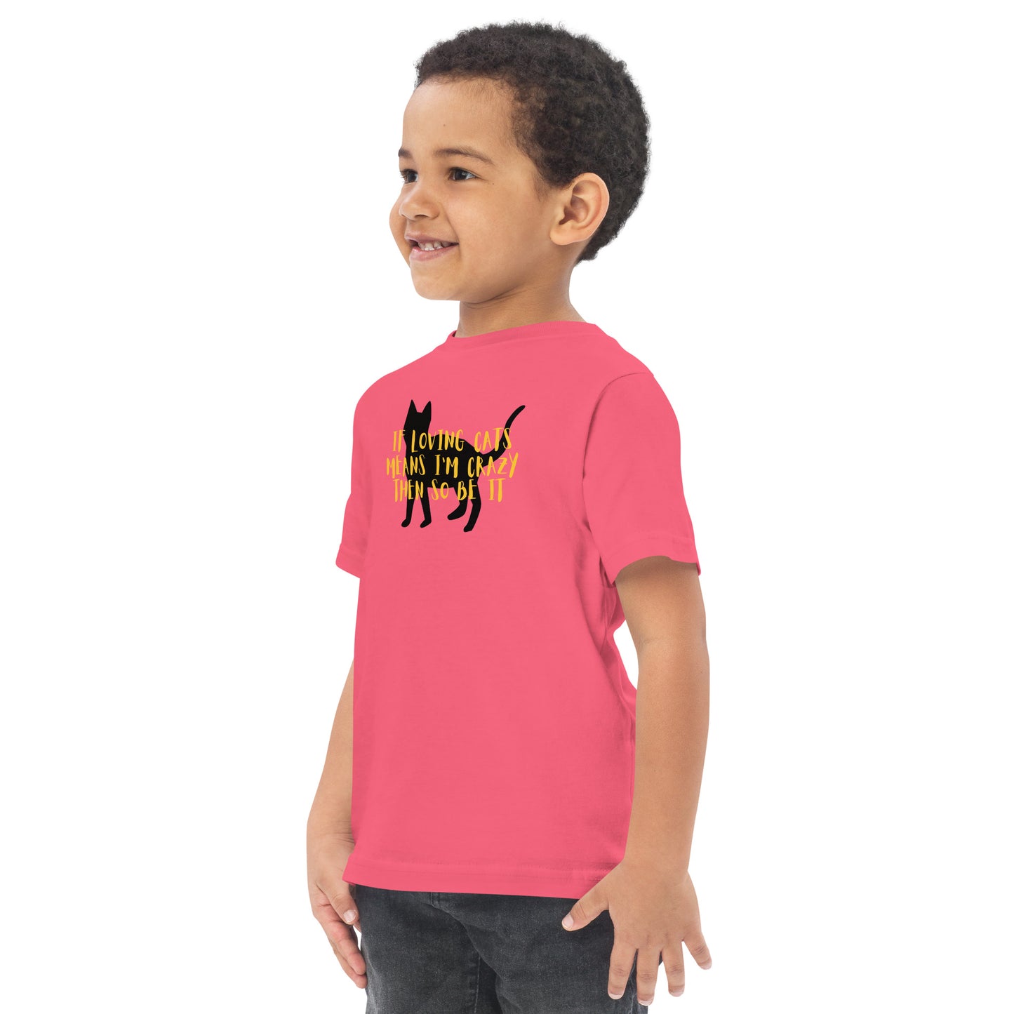 Crazy Cat Purrson Toddler Tee