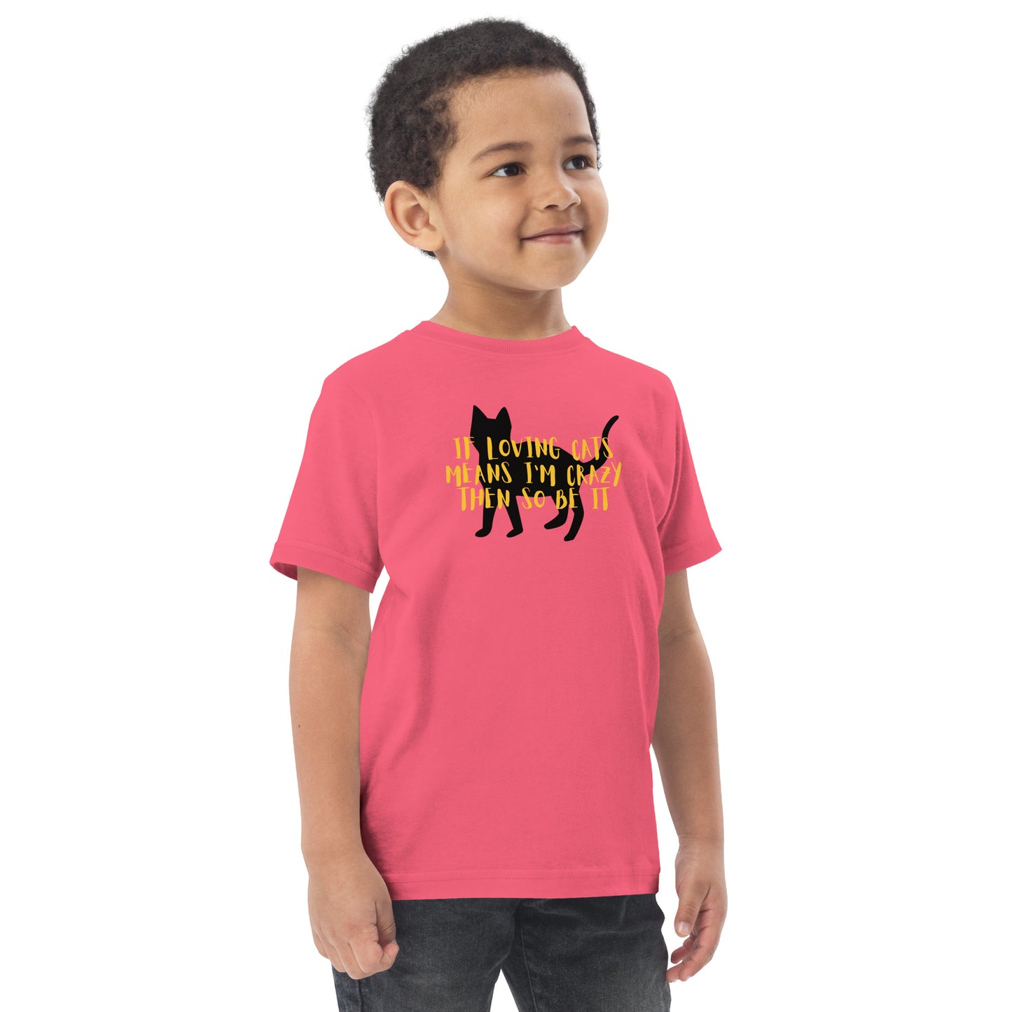 Crazy Cat Purrson Toddler Tee