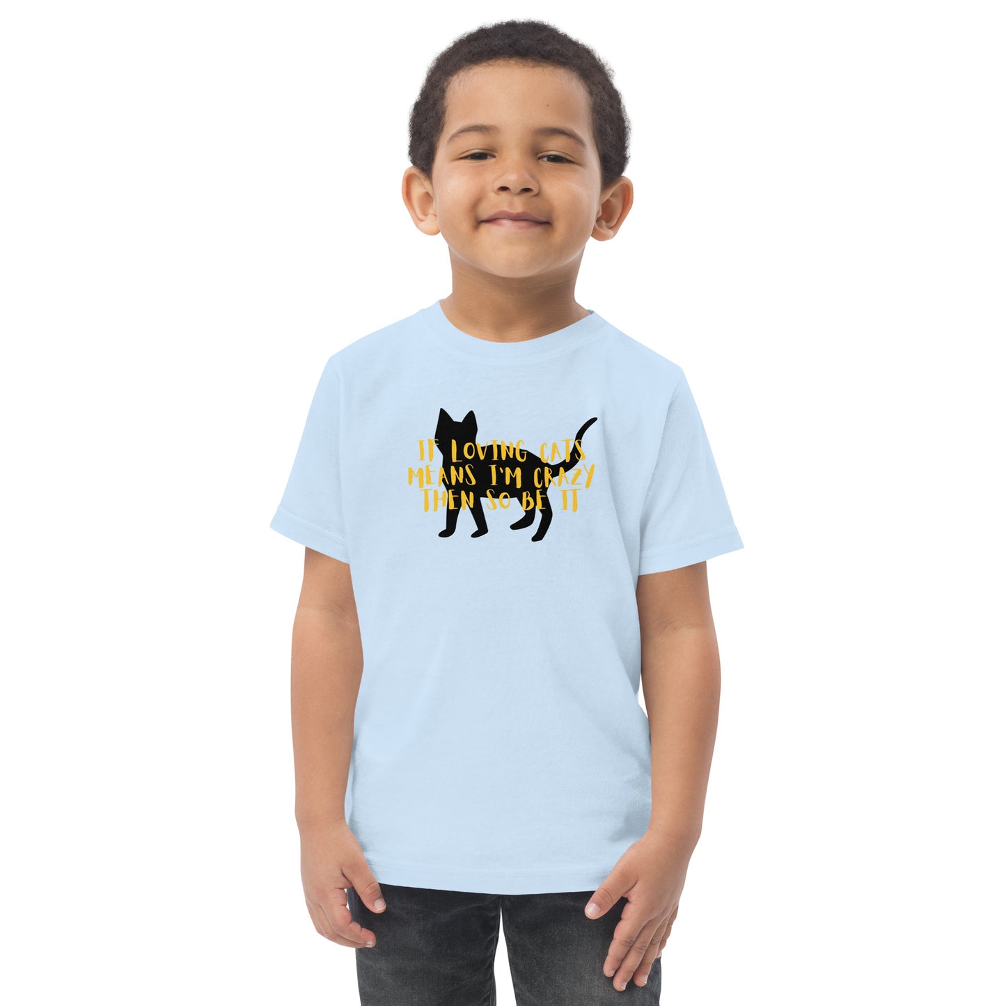 Crazy Cat Purrson Toddler Tee