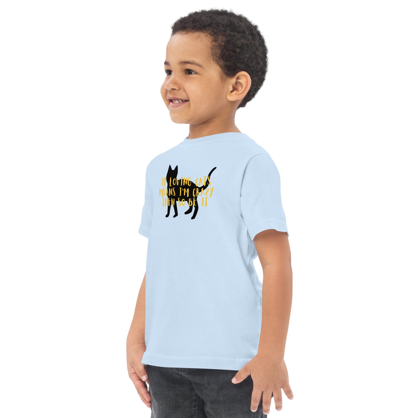 Crazy Cat Purrson Toddler Tee