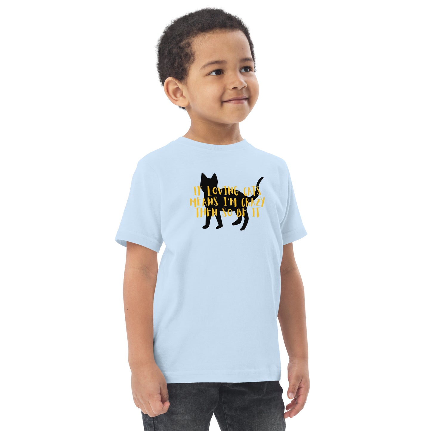 Crazy Cat Purrson Toddler Tee