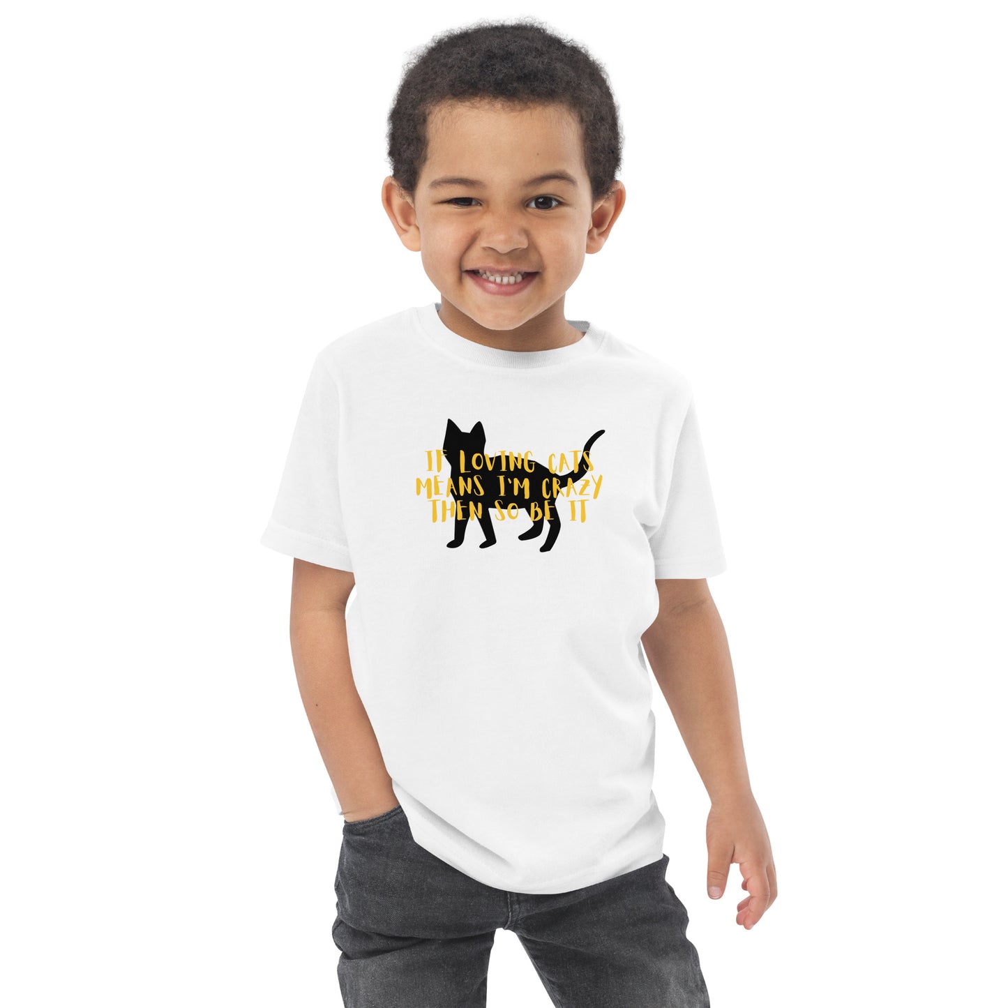 Crazy Cat Purrson Toddler Tee