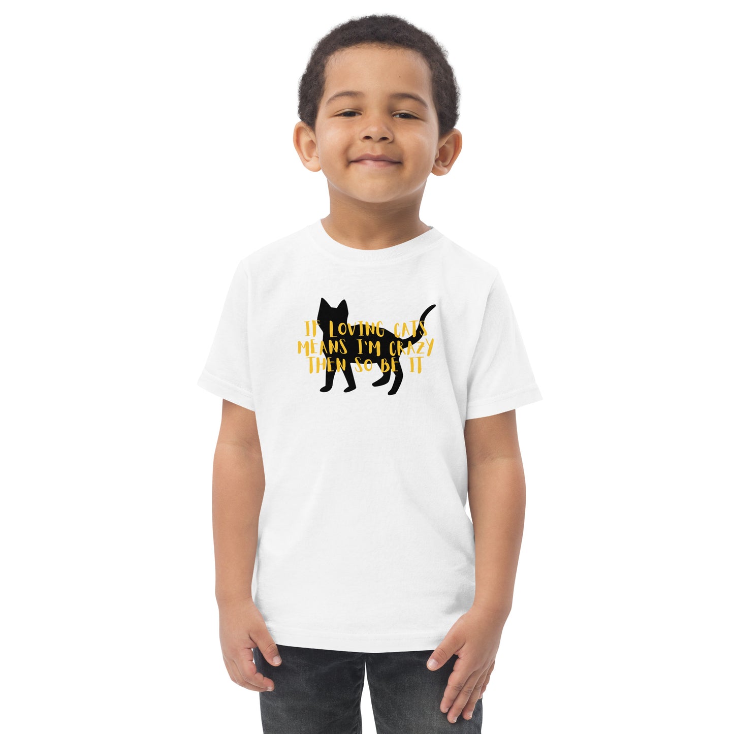 Crazy Cat Purrson Toddler Tee