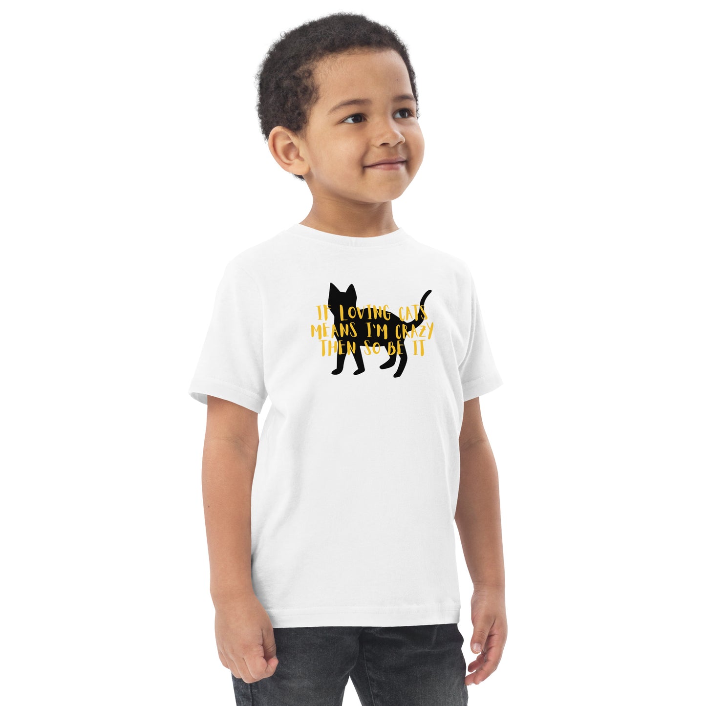 Crazy Cat Purrson Toddler Tee