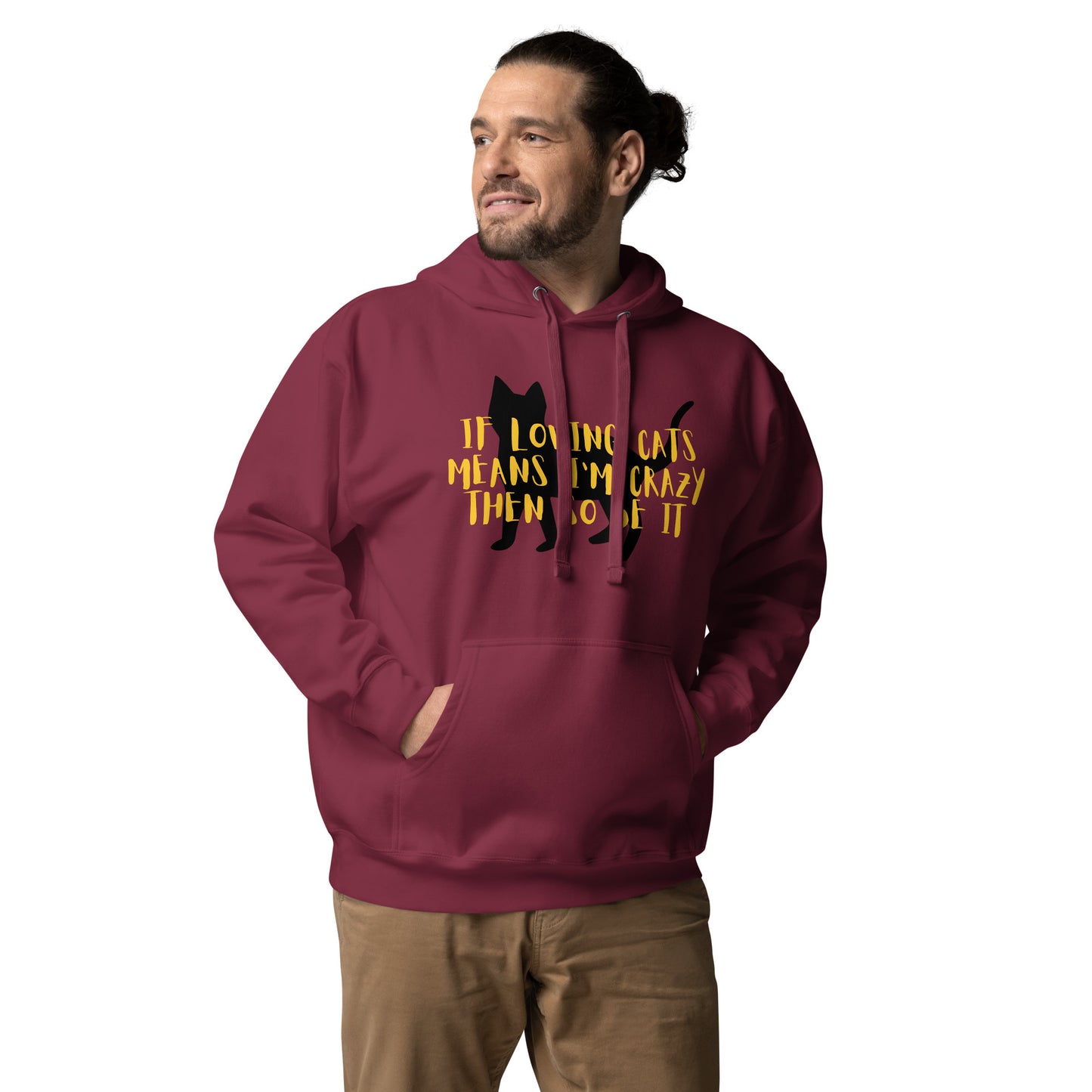 Crazy Cat Purrson Hoodie