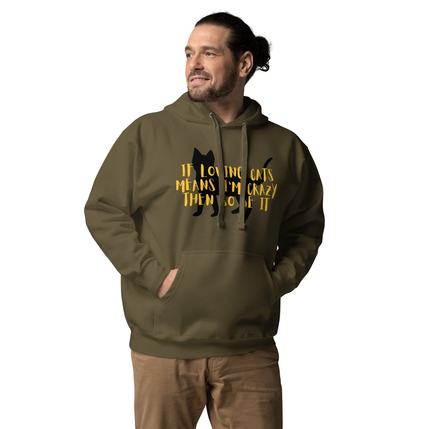 Crazy Cat Purrson Hoodie