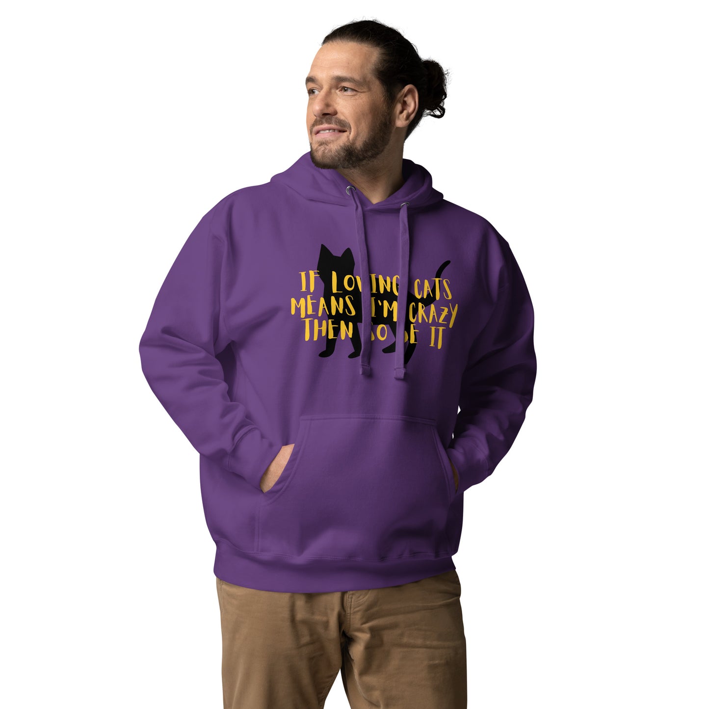 Crazy Cat Purrson Hoodie