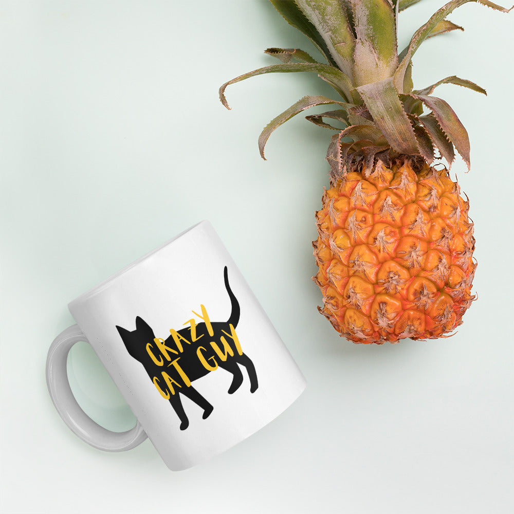 Crazy Cat Guy Mug