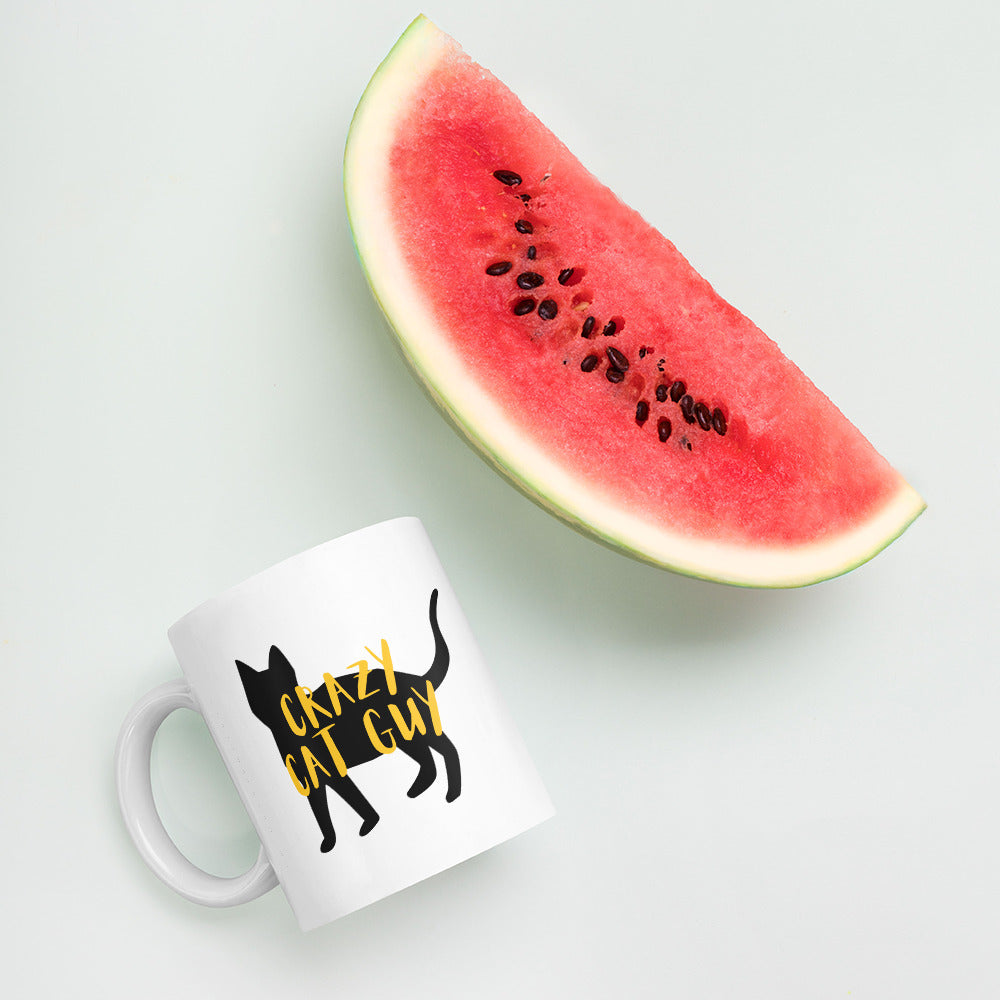 Crazy Cat Guy Mug