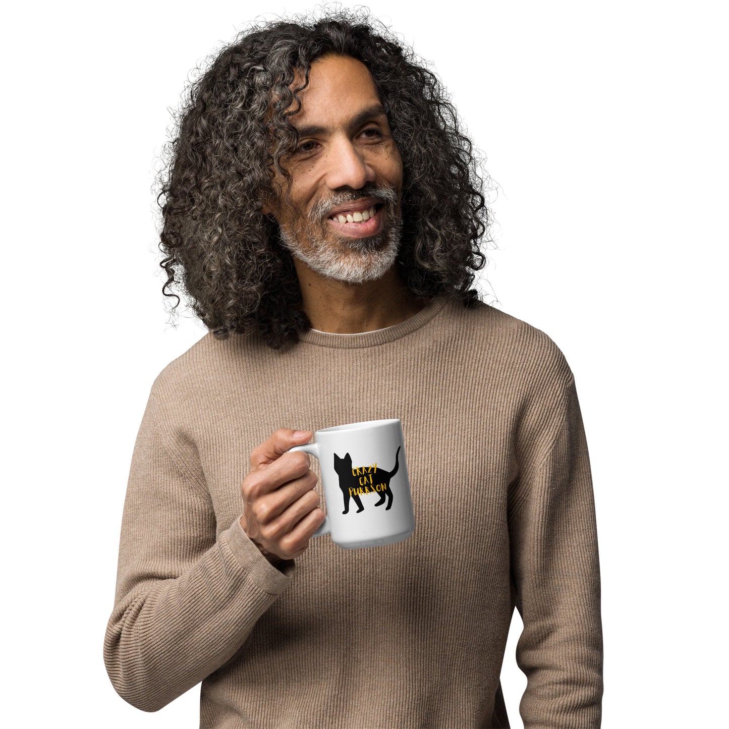 Crazy Cat Purrson Mug