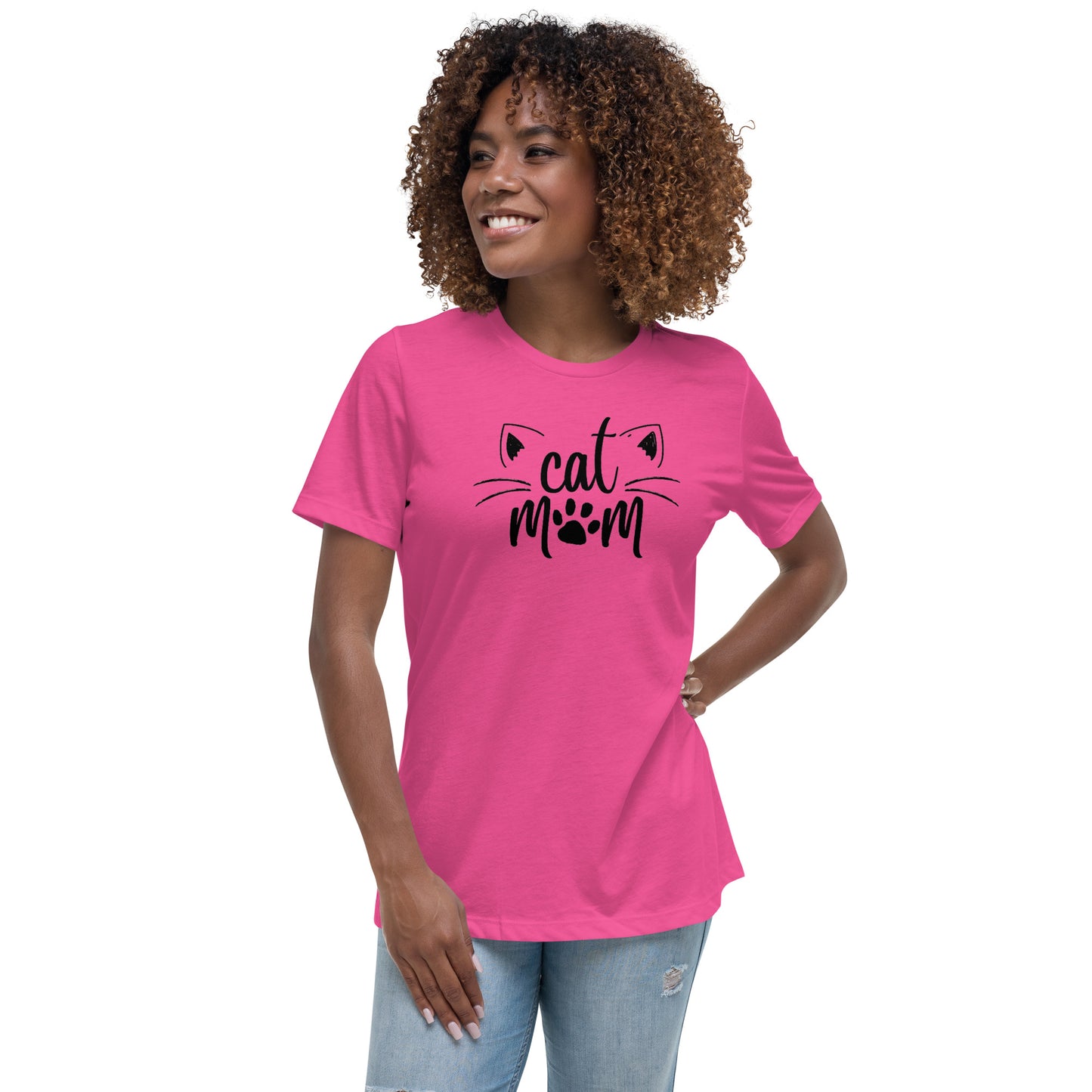 Cat Mom Slim Tee