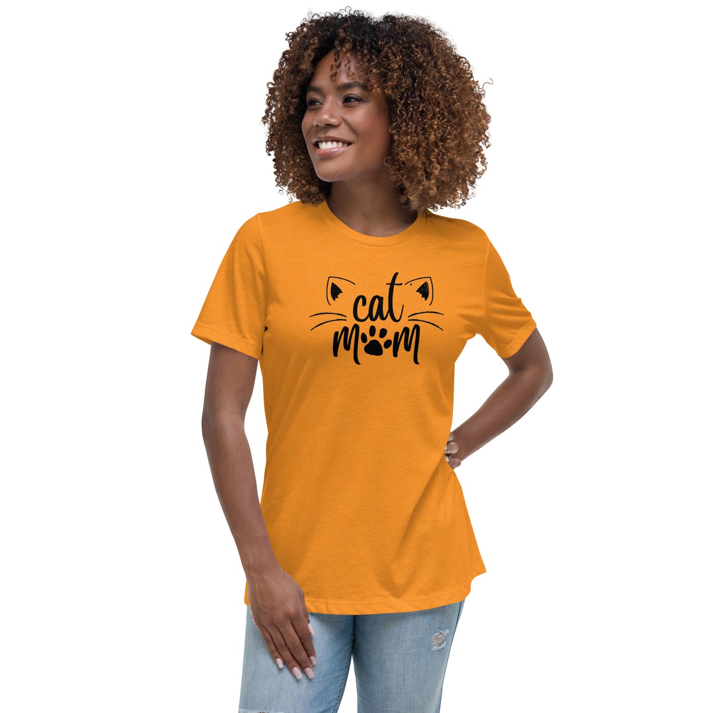 Cat Mom Slim Tee