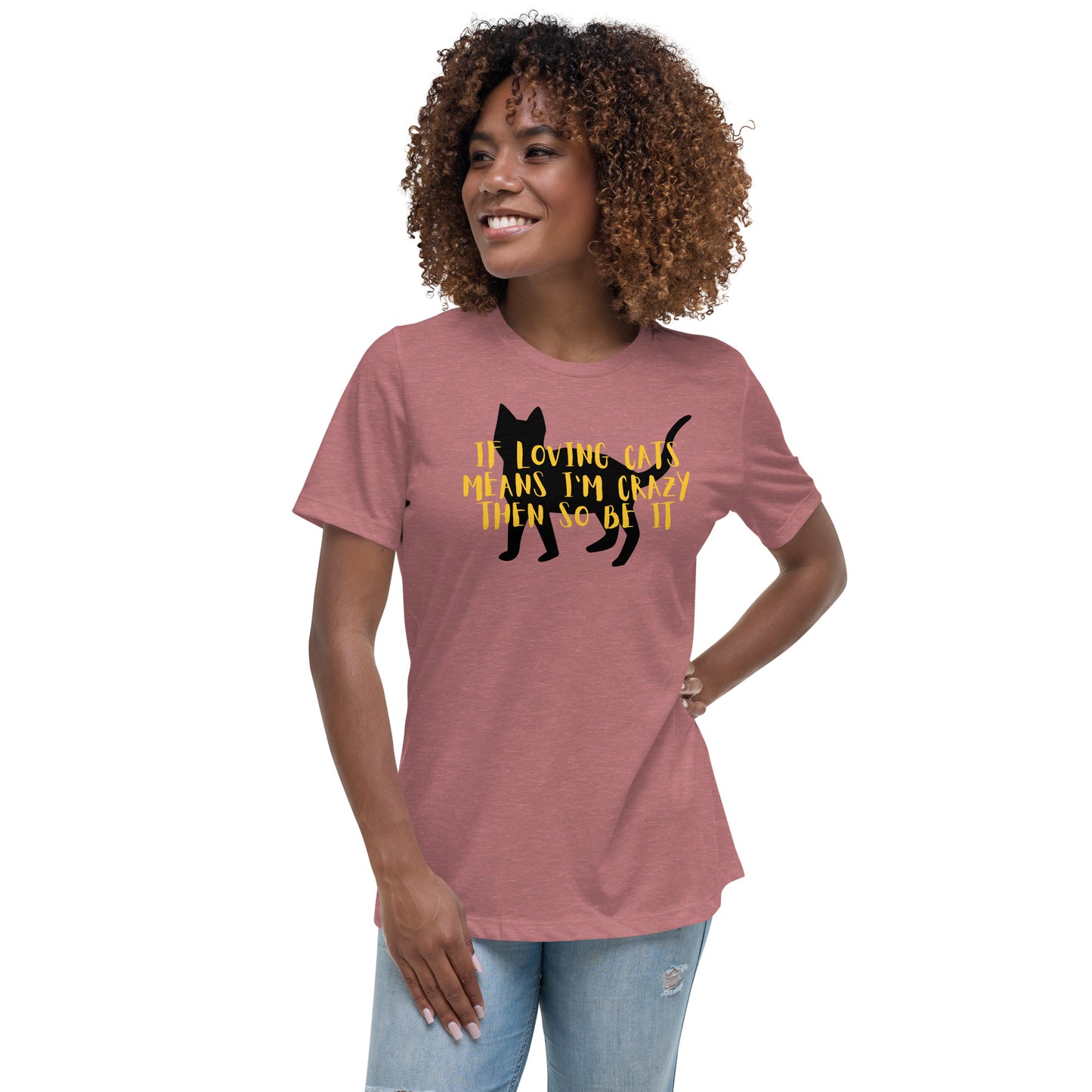 Crazy Cat Purrson Slim Tee