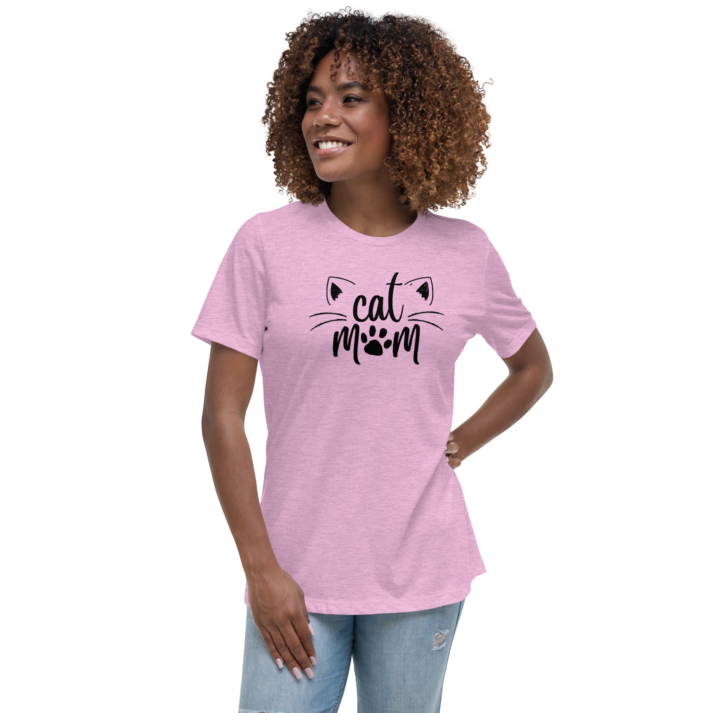 Cat Mom Slim Tee