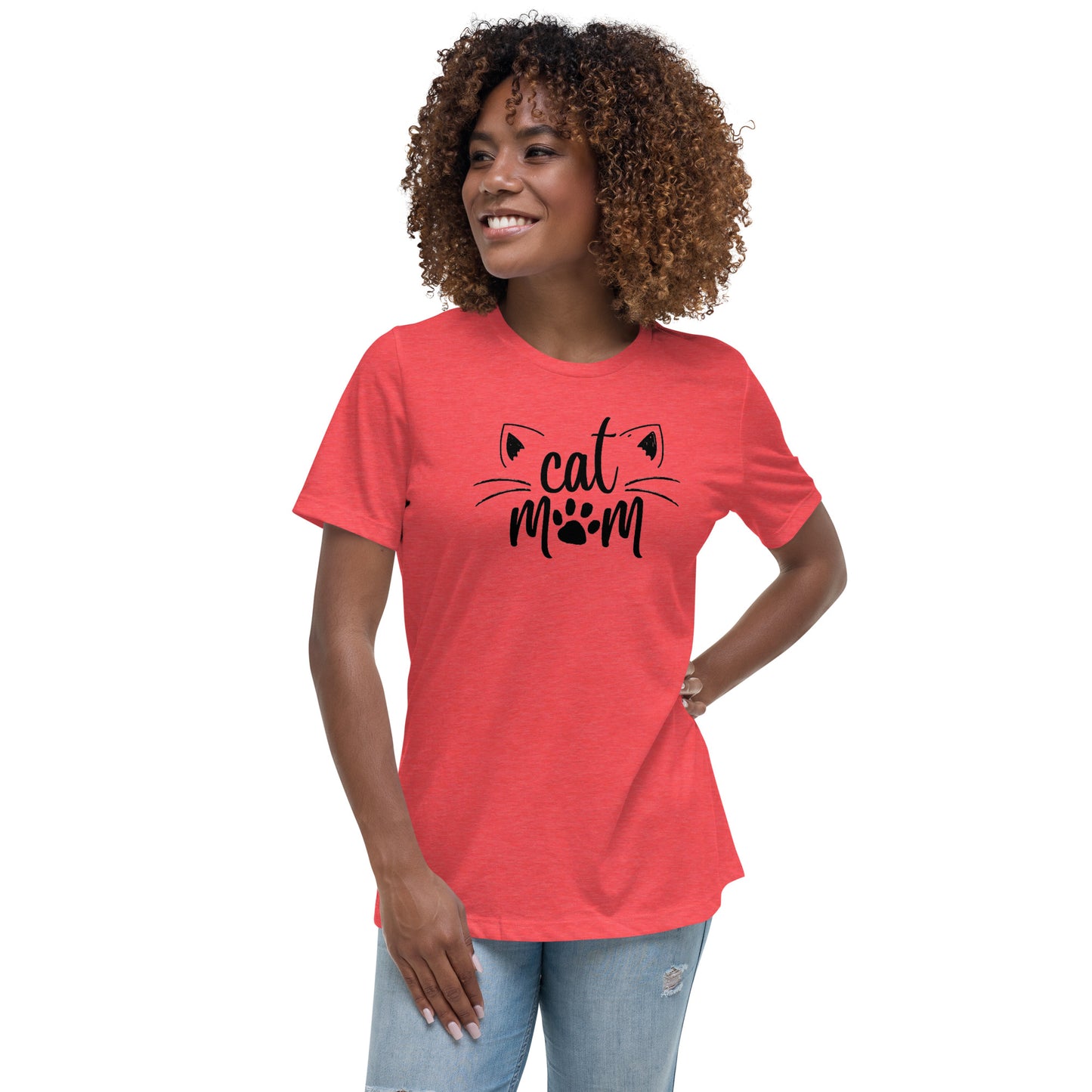 Cat Mom Slim Tee