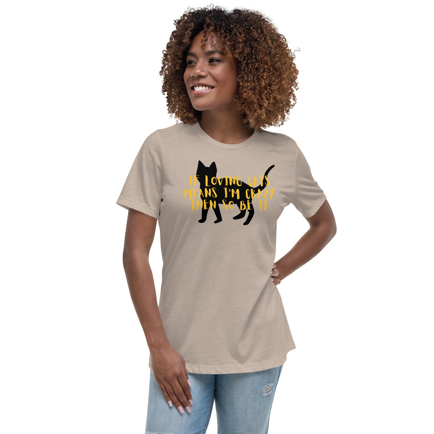 Crazy Cat Purrson Slim Tee