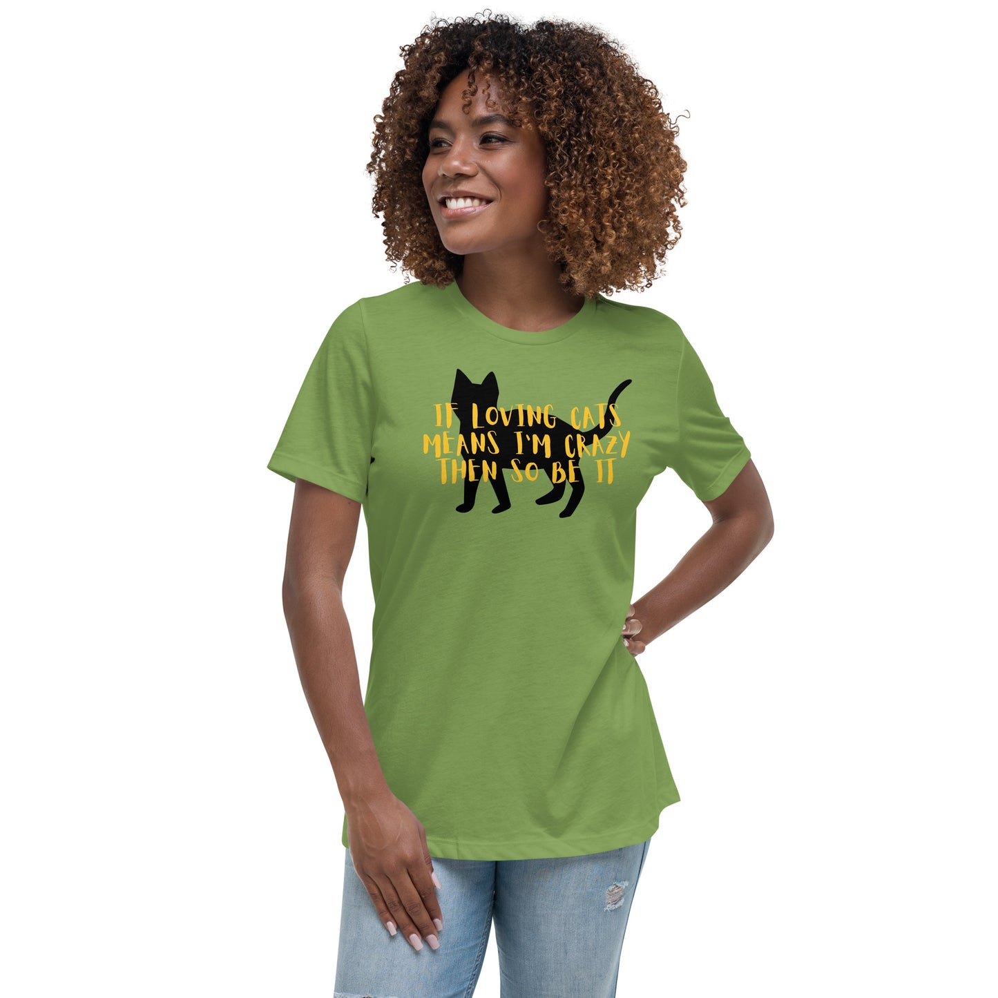 Crazy Cat Purrson Slim Tee