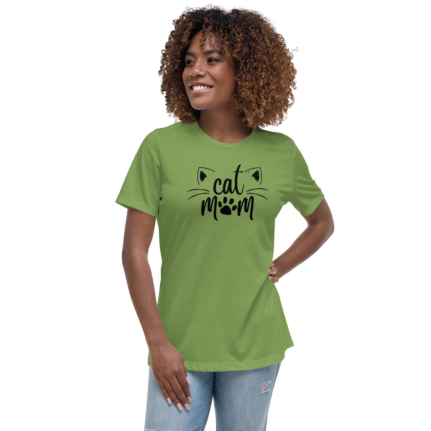 Cat Mom Slim Tee