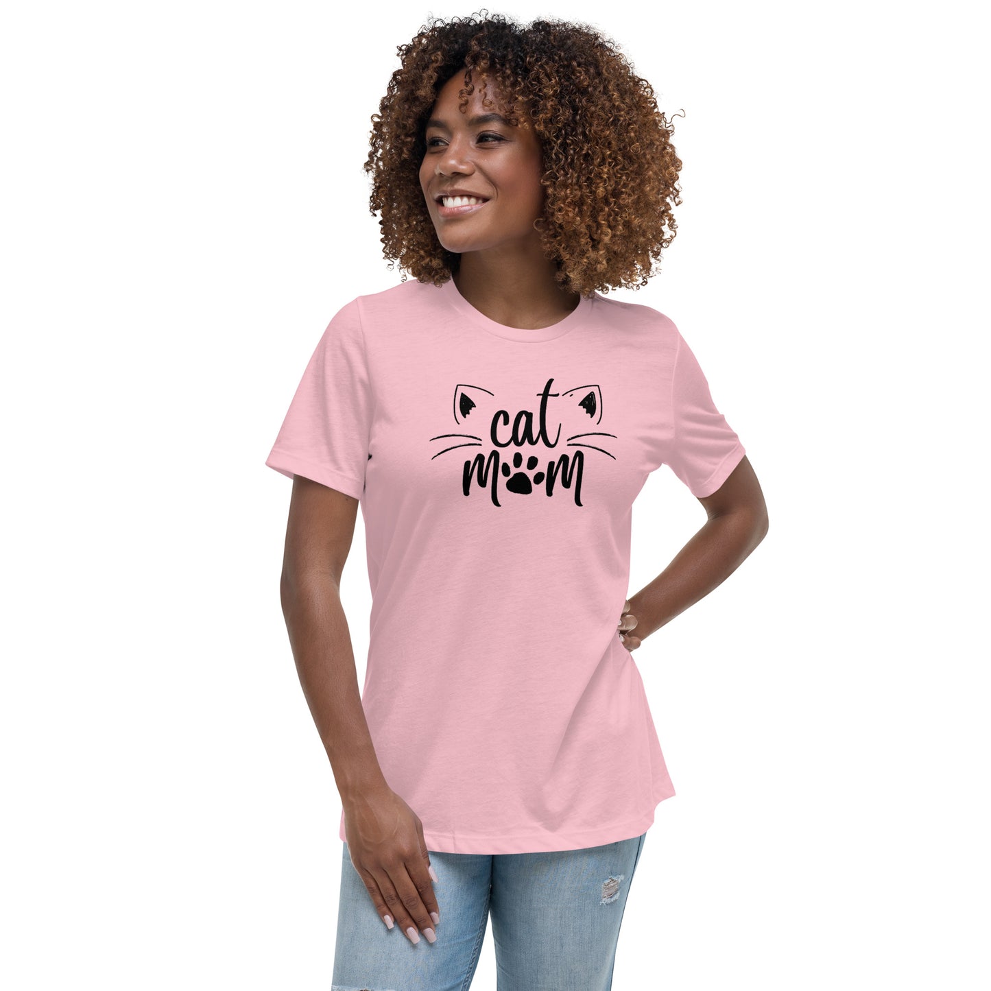 Cat Mom Slim Tee