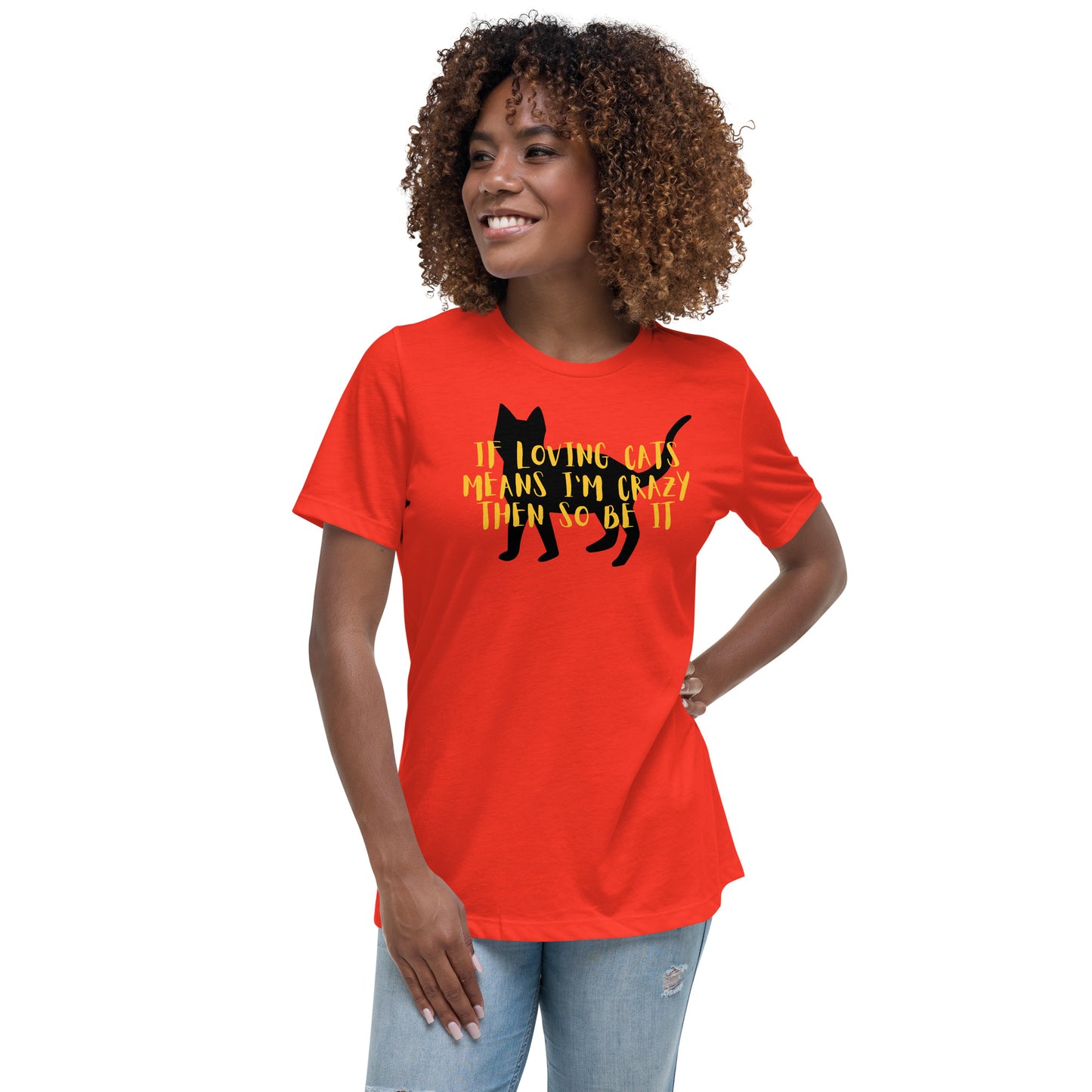 Crazy Cat Purrson Slim Tee