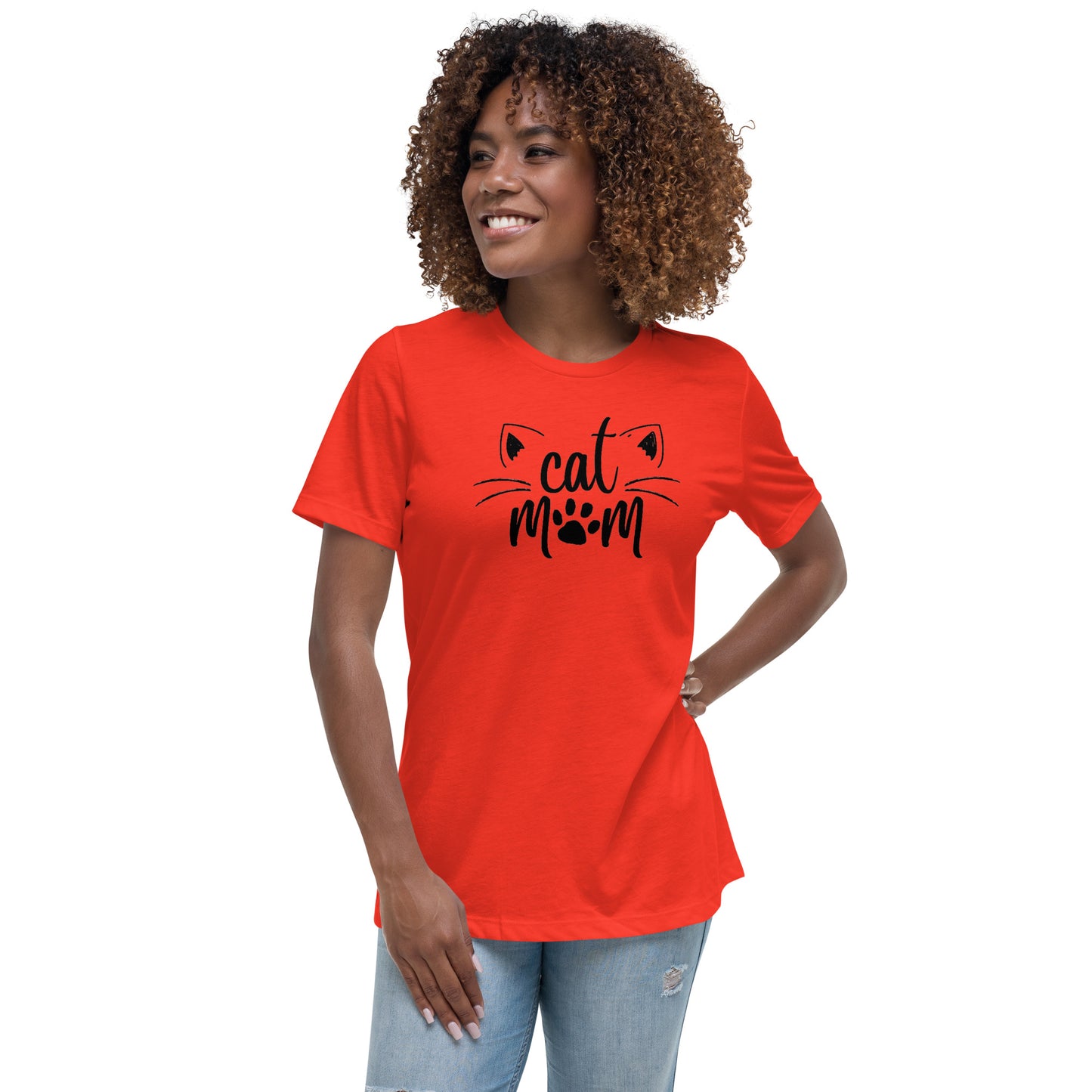 Cat Mom Slim Tee