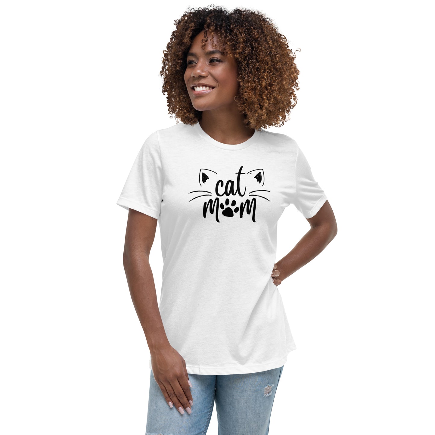 Cat Mom Slim Tee