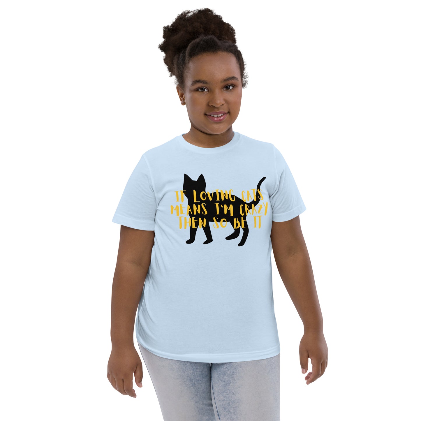 Crazy Cat Purrson Kids Tee
