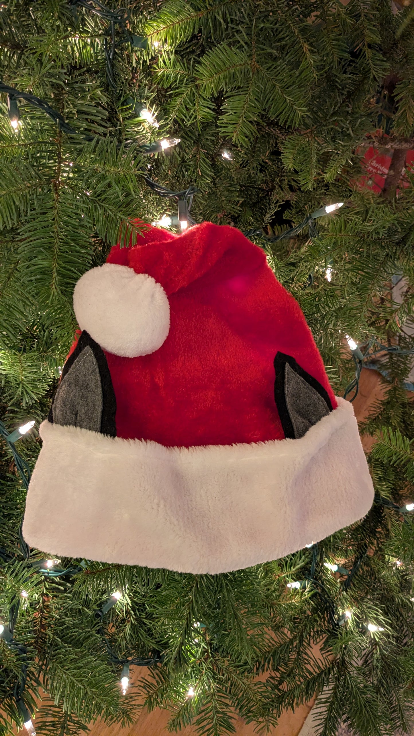 Cat Ear Santa Hat