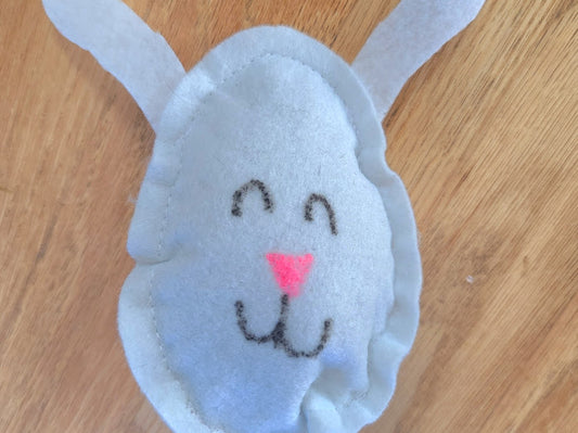Bunny Easter Egg Cat Toy