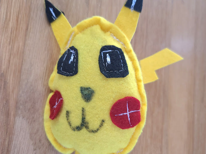 Pikachu Easter Egg Cat Toy