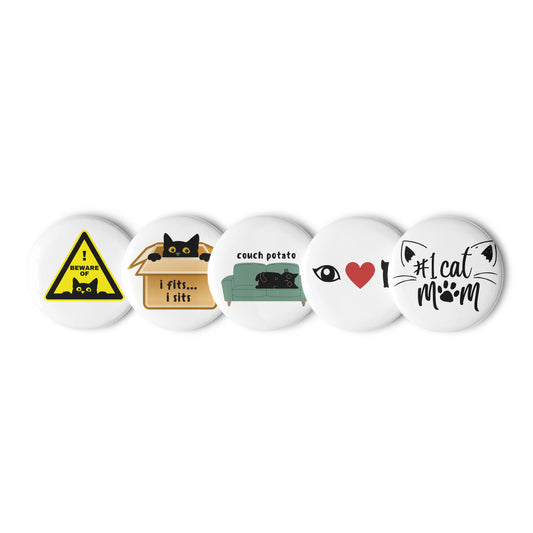 Cat Lover Buttons