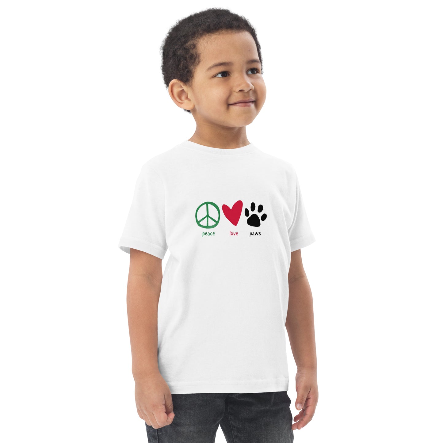Peace Love Paws Toddler Tee